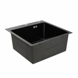 Кухонна мийка 50*50 нержавіюча сталь PVD Platinum