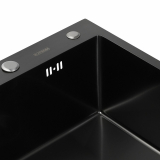Кухонна мийка 50*50 нержавіюча сталь PVD Platinum